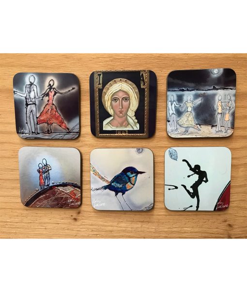 Art Drink Coaster Sets. Love Collection